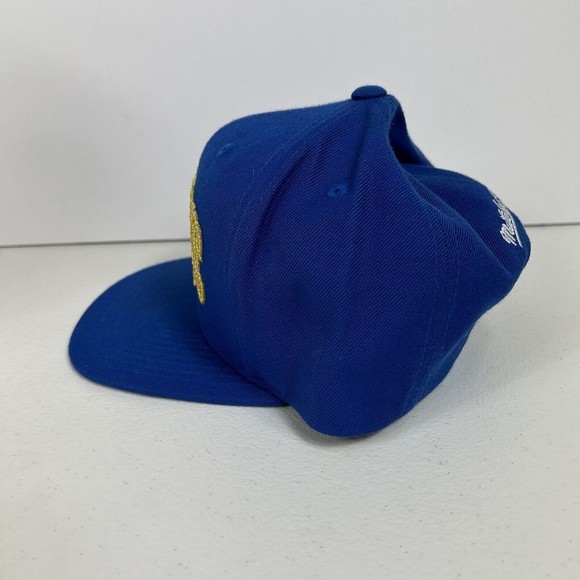 Seattle Sounders FC MLS Soccer Mitchell & Ness Blue Snapback Hat Cap Gold USA - Picture 2 of 7